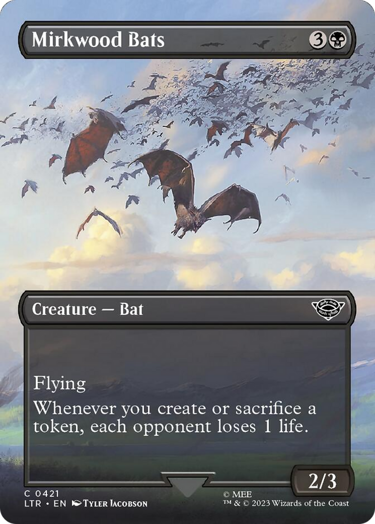 Mirkwood Bats (Borderless Alternate Art) [The Lord of the Rings: Tales of Middle-Earth] | Clutch Gaming