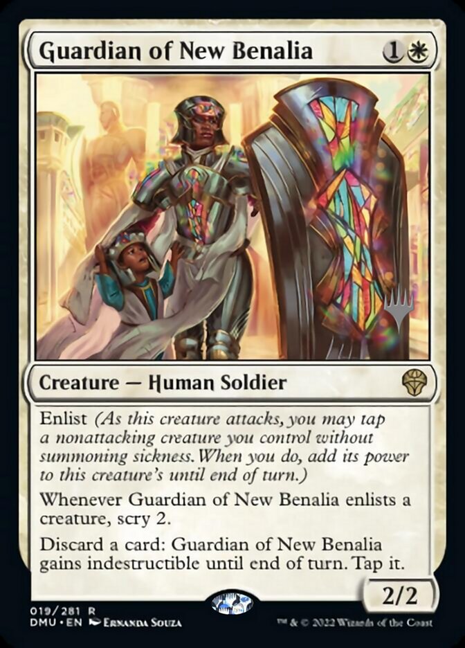 Guardian of New Benalia (Promo Pack) [Dominaria United Promos] | Clutch Gaming