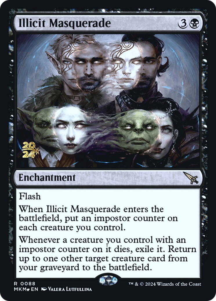 Illicit Masquerade [Murders at Karlov Manor Prerelease Promos] | Clutch Gaming