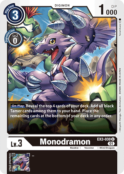 Monodramon [EX2-030] [Digital Hazard] | Clutch Gaming