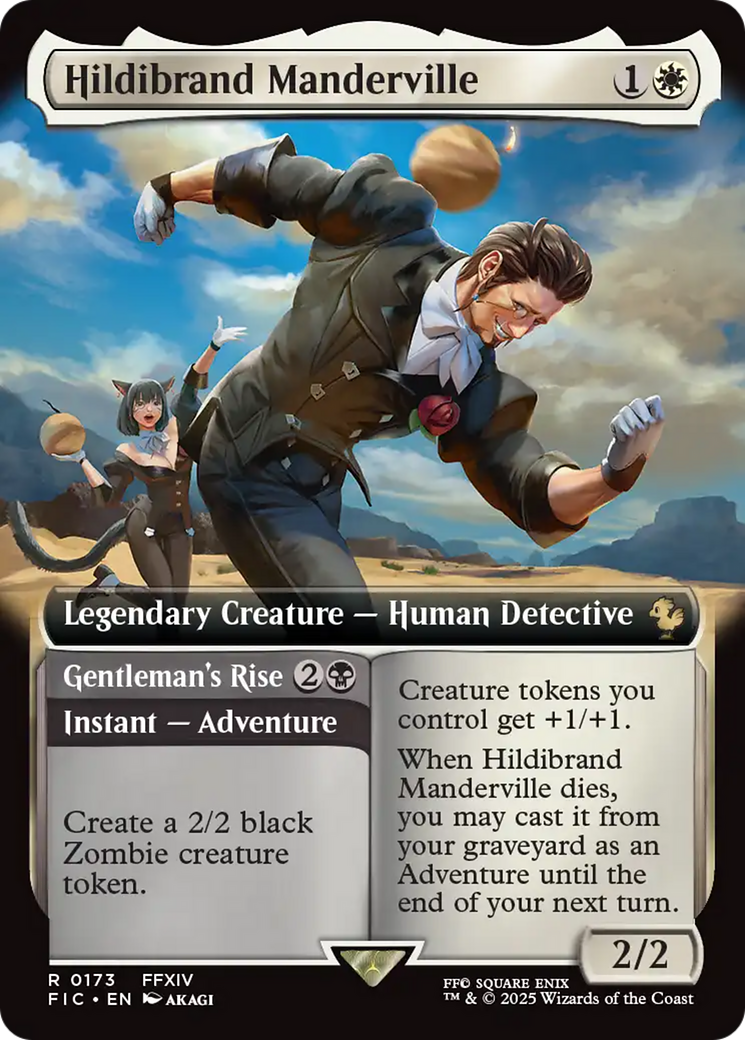 Hildibrand Manderville // Gentleman's Rise (Extended Art) [FINAL FANTASY Commander] | Clutch Gaming