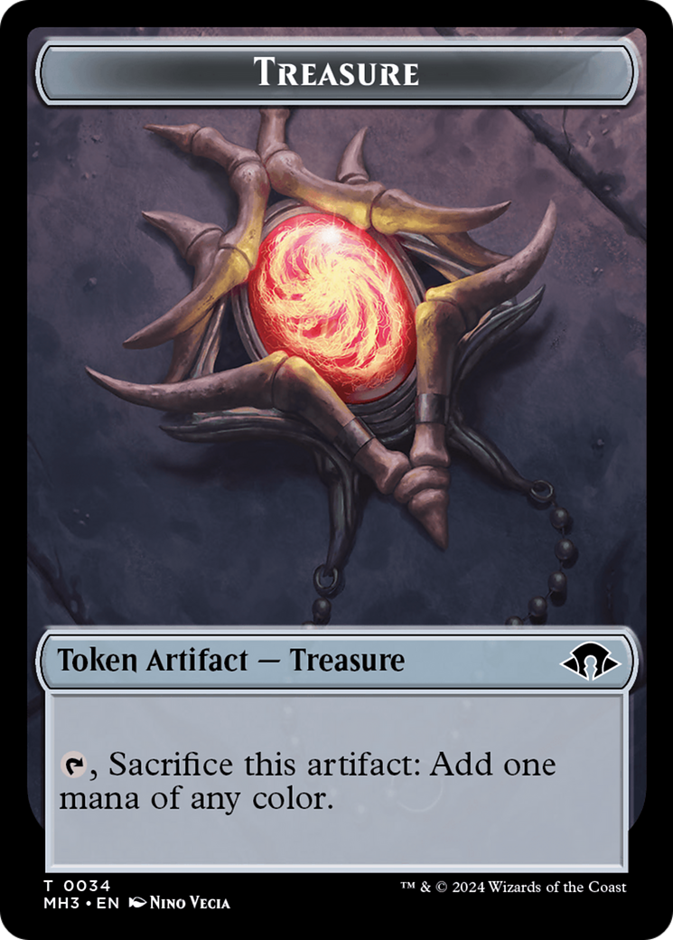 Servo // Treasure Double-Sided Token [Modern Horizons 3 Tokens] | Clutch Gaming