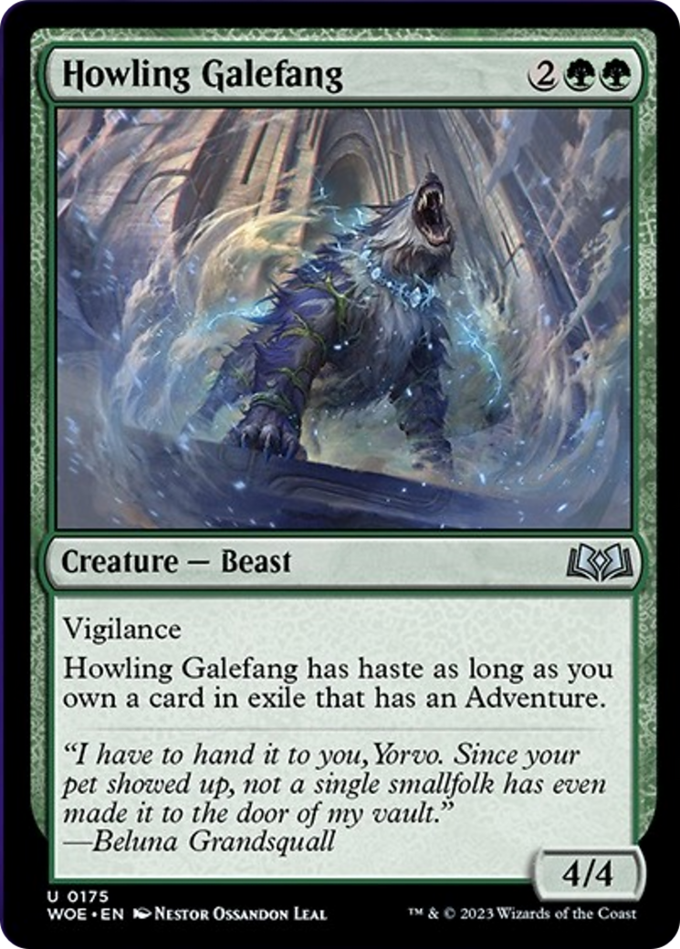 Howling Galefang [Wilds of Eldraine] | Clutch Gaming