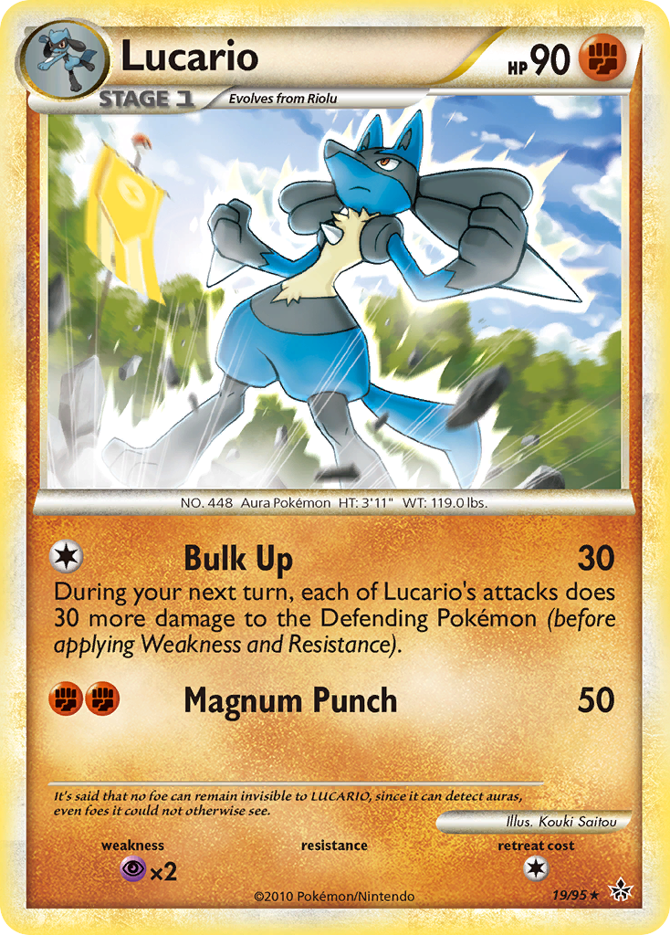 Lucario (19/95) [HeartGold & SoulSilver: Unleashed] | Clutch Gaming