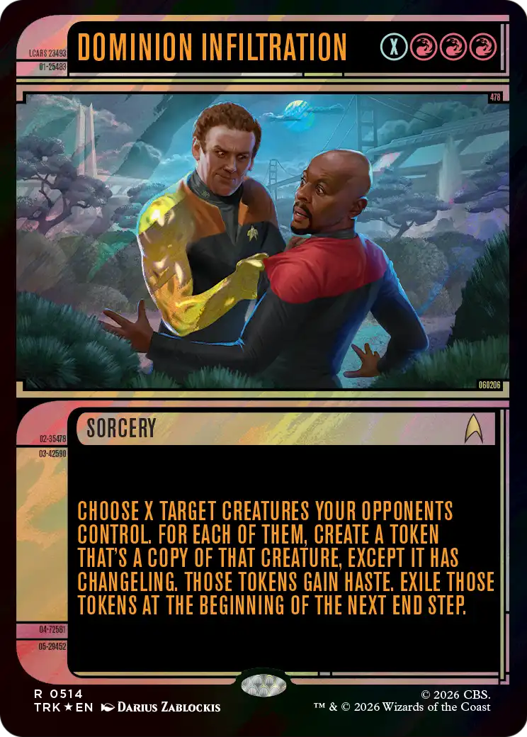 Dominion Infiltration (Showcase) (Surge Foil) [Star Trek] | Clutch Gaming
