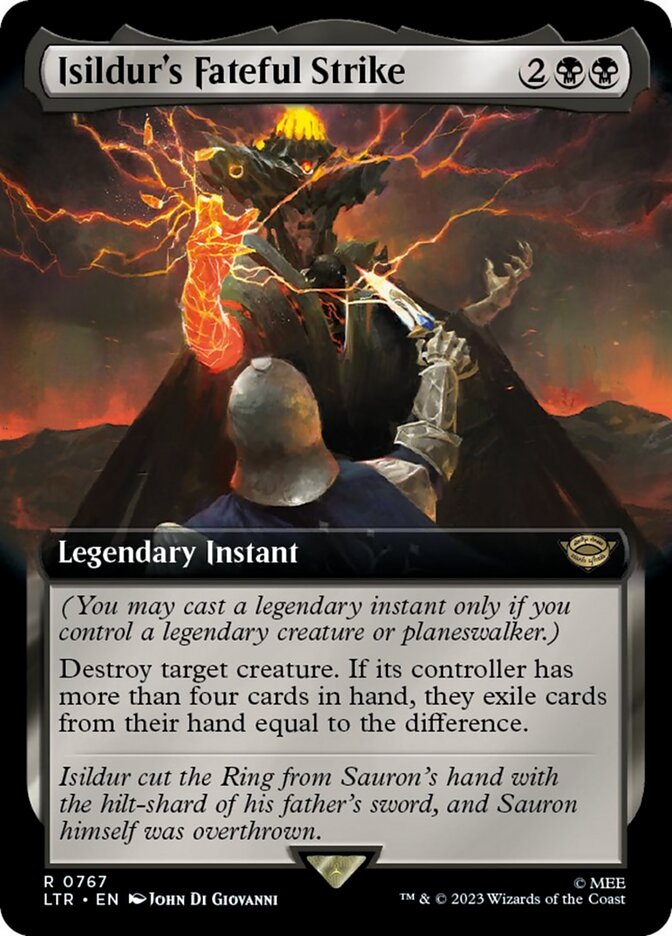 Isildur's Fateful Strike (Extended Art) (Surge Foil) [The Lord of the Rings: Tales of Middle-Earth] | Clutch Gaming