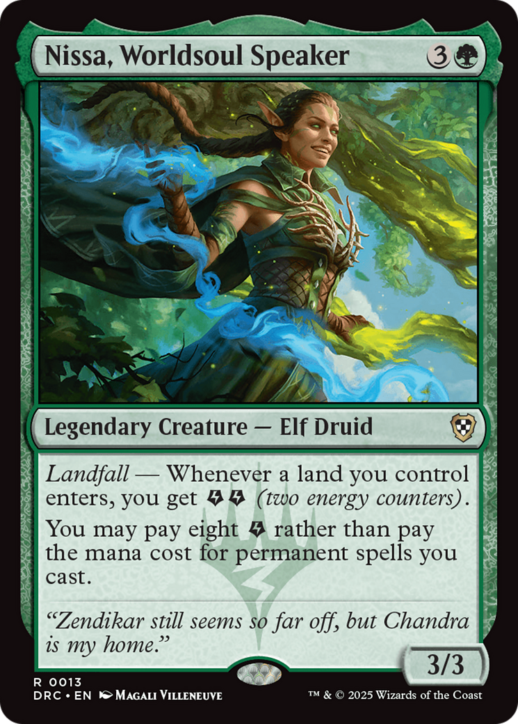 Nissa, Worldsoul Speaker [Aetherdrift Commander] | Clutch Gaming