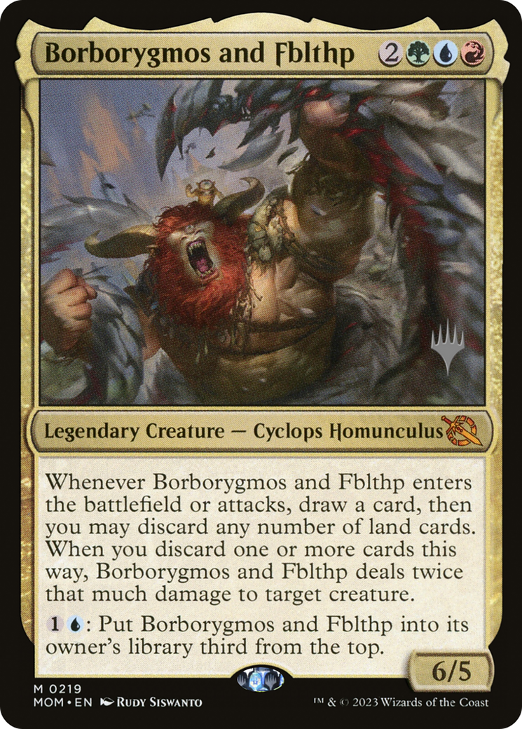 Borborygmos and Fblthp (Promo Pack) [March of the Machine Promos] | Clutch Gaming