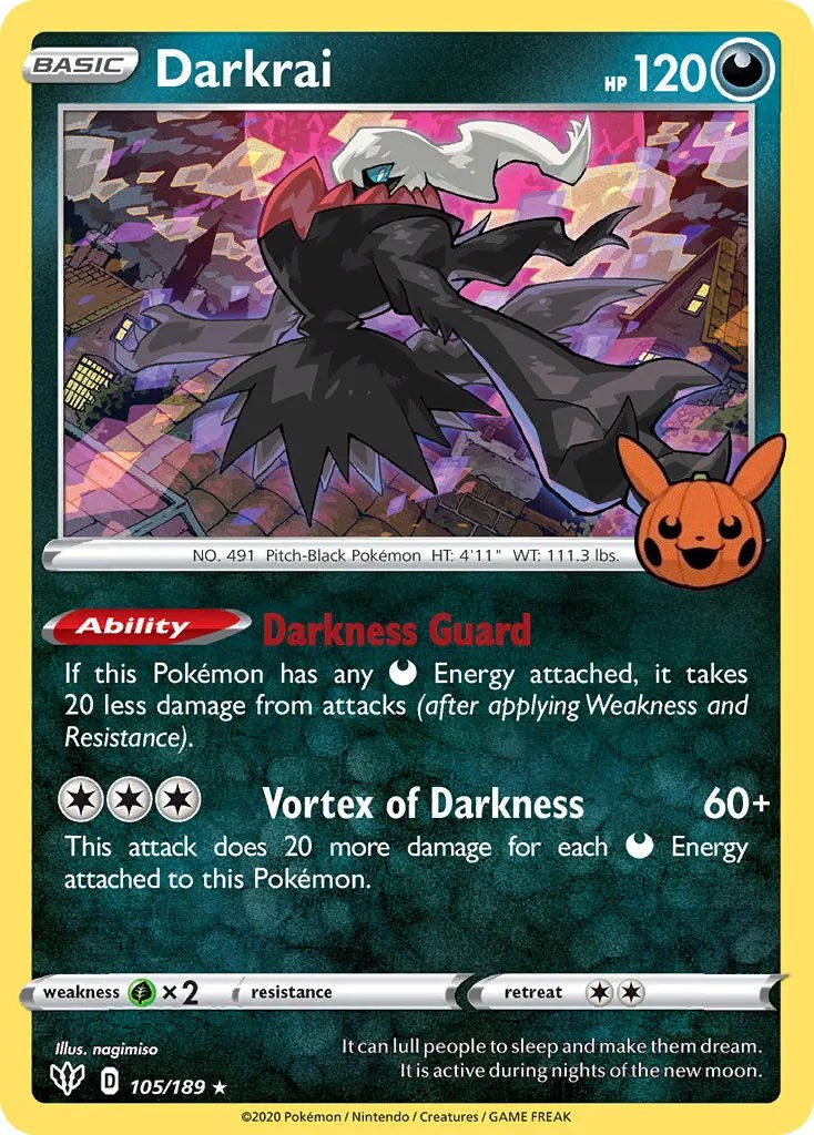 Darkrai (105/189) [Trick or Trade] | Clutch Gaming