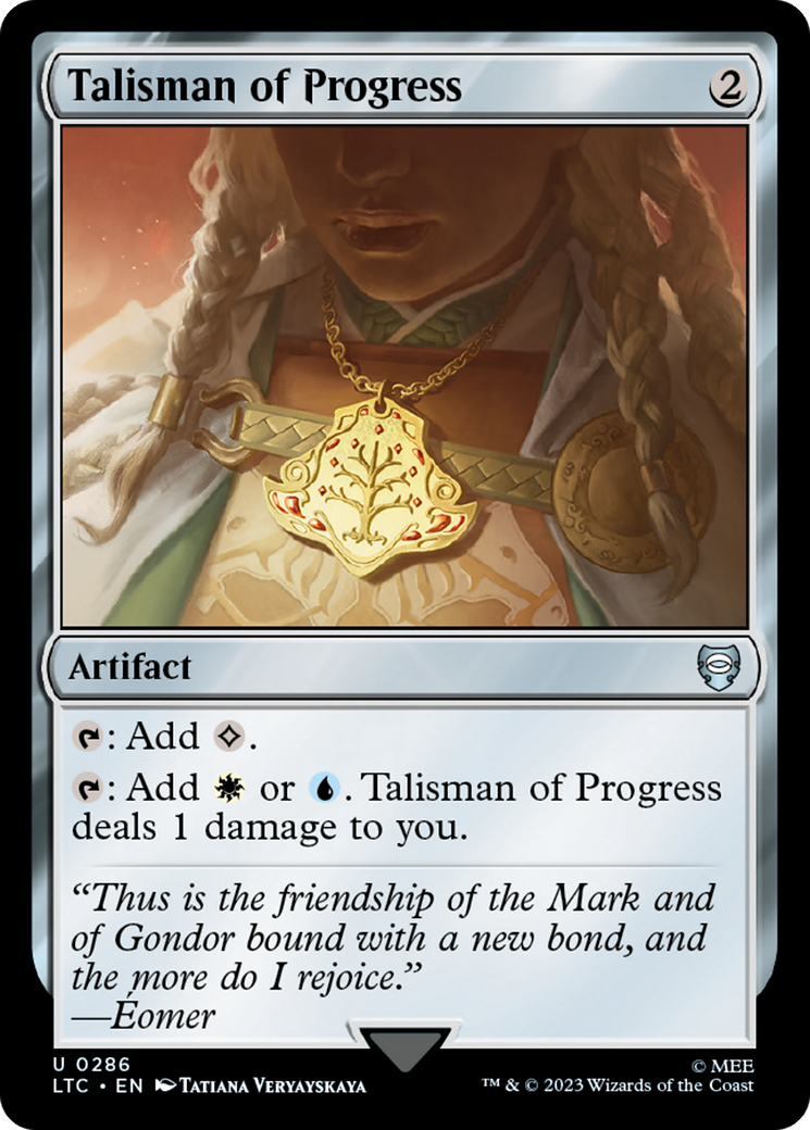 Talisman of Progress [The Lord of the Rings: Tales of Middle-Earth Commander] | Clutch Gaming