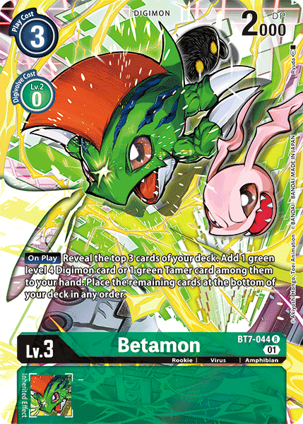 Betamon [BT7-044] (Alternate Art) [Next Adventure] | Clutch Gaming