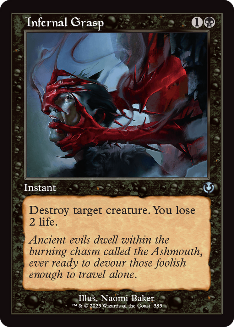 Infernal Grasp (Retro Frame) [Innistrad Remastered] | Clutch Gaming