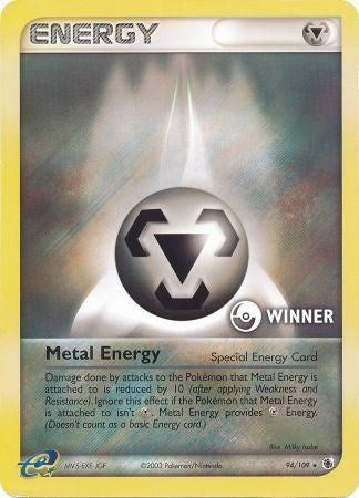 Metal Energy (94/109) (Winner) [EX: Ruby & Sapphire] | Clutch Gaming