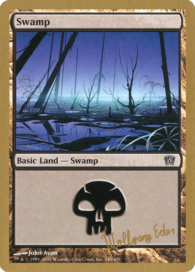 Swamp (we340) (Wolfgang Eder) [World Championship Decks 2003] | Clutch Gaming