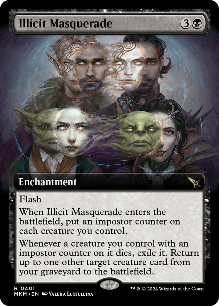 Illicit Masquerade (Extended Art) [Murders at Karlov Manor] | Clutch Gaming