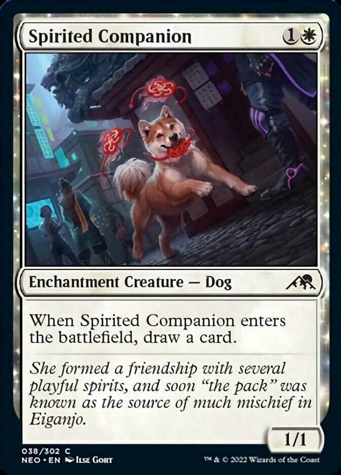 Spirited Companion [Kamigawa: Neon Dynasty] | Clutch Gaming