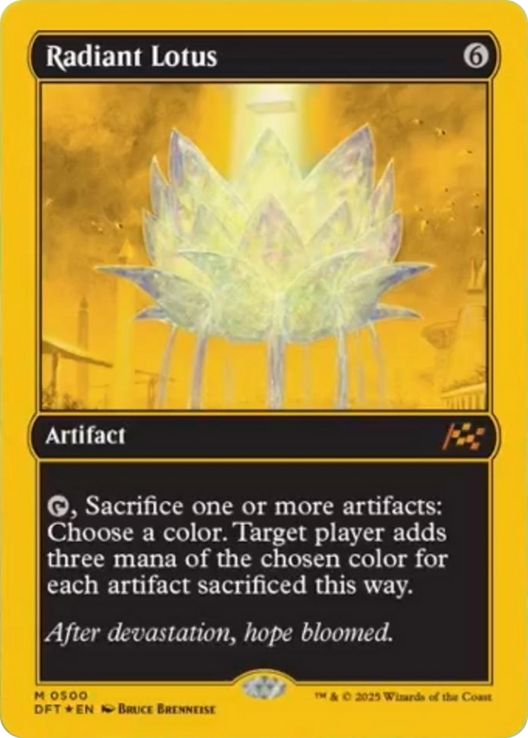 Radiant Lotus (First-Place Foil) [Aetherdrift] | Clutch Gaming