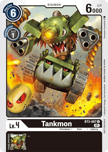 Tankmon [BT3-067] (Tamer Party Vol. 4) [Release Special Booster Promos] | Clutch Gaming