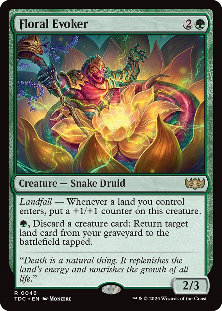 Floral Evoker [Tarkir: Dragonstorm Commander] | Clutch Gaming