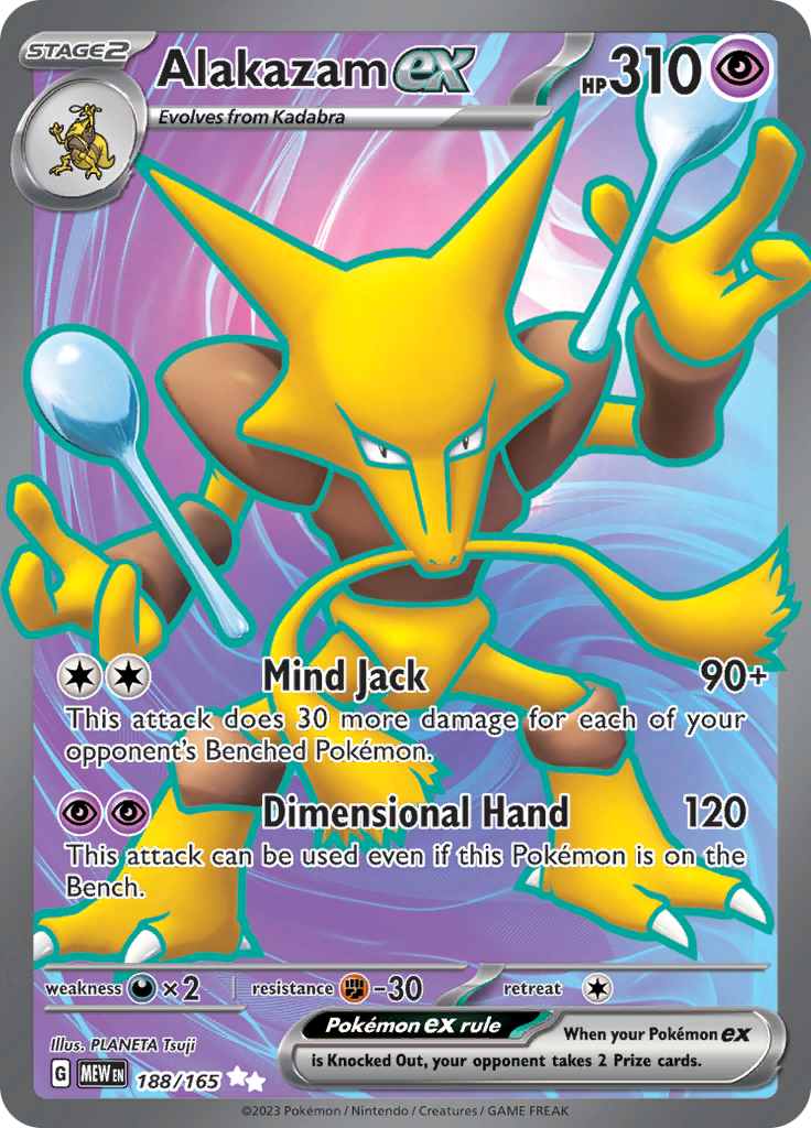 Alakazam ex (188/165) [Scarlet & Violet: 151] | Clutch Gaming