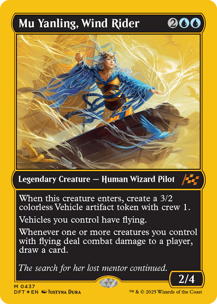 Mu Yanling, Wind Rider (First-Place Foil) [Aetherdrift] | Clutch Gaming