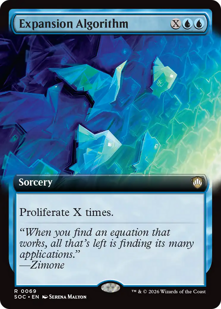 Expansion Algorithm (Extended Art) [Secrets of Strixhaven Commander] | Clutch Gaming