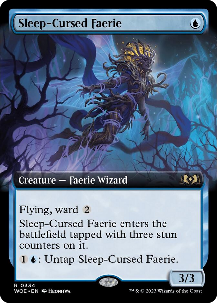 Sleep-Cursed Faerie (Extended Art) [Wilds of Eldraine] | Clutch Gaming