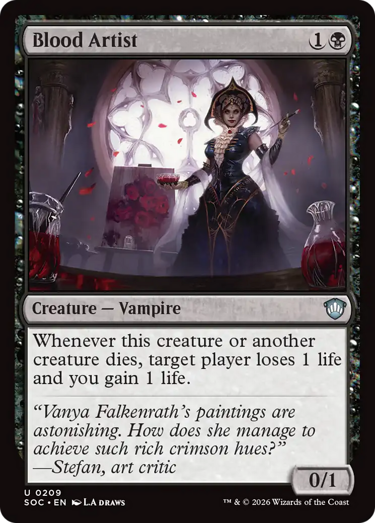 Blood Artist [Secrets of Strixhaven Commander] | Clutch Gaming