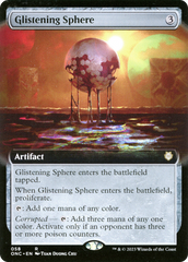 Glistening Sphere (Extended Art) [Phyrexia: All Will Be One Commander] | Clutch Gaming