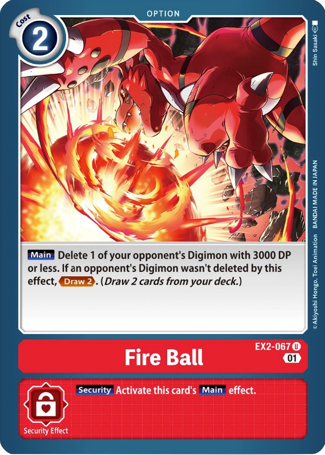 Fire Ball [EX2-067] [Digital Hazard] | Clutch Gaming