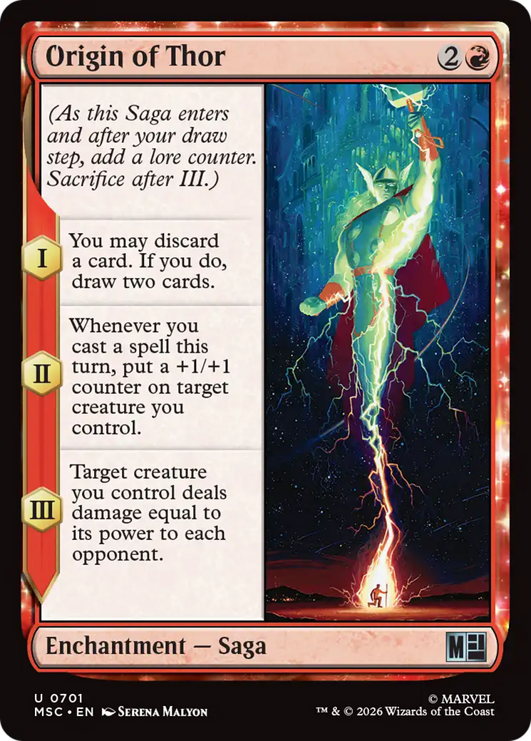 Origin of Thor [Marvel Super Heroes Commander] | Clutch Gaming