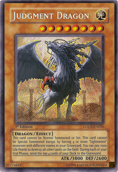 Judgment Dragon [LODT-EN026] Secret Rare | Clutch Gaming