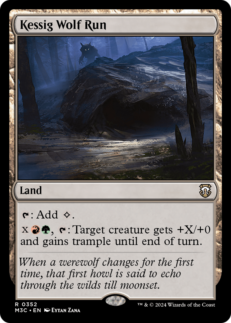 Kessig Wolf Run (Ripple Foil) [Modern Horizons 3 Commander] | Clutch Gaming