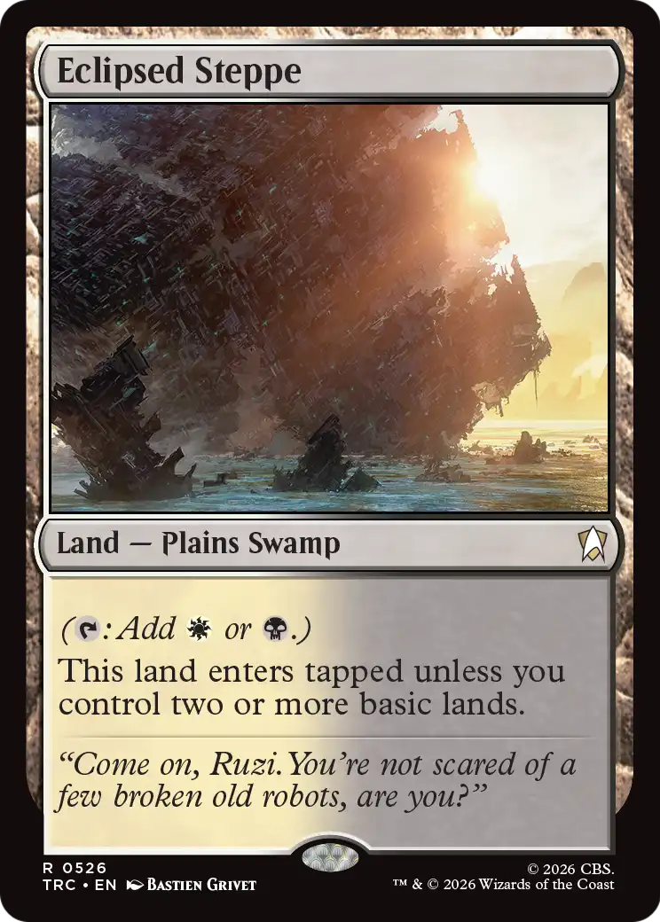 Eclipsed Steppe (Surge Foil) [Star Trek Commander] | Clutch Gaming