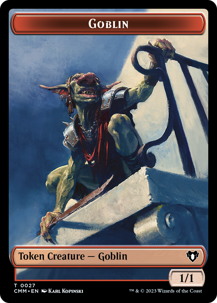 Goblin Token [Commander Masters Tokens] | Clutch Gaming