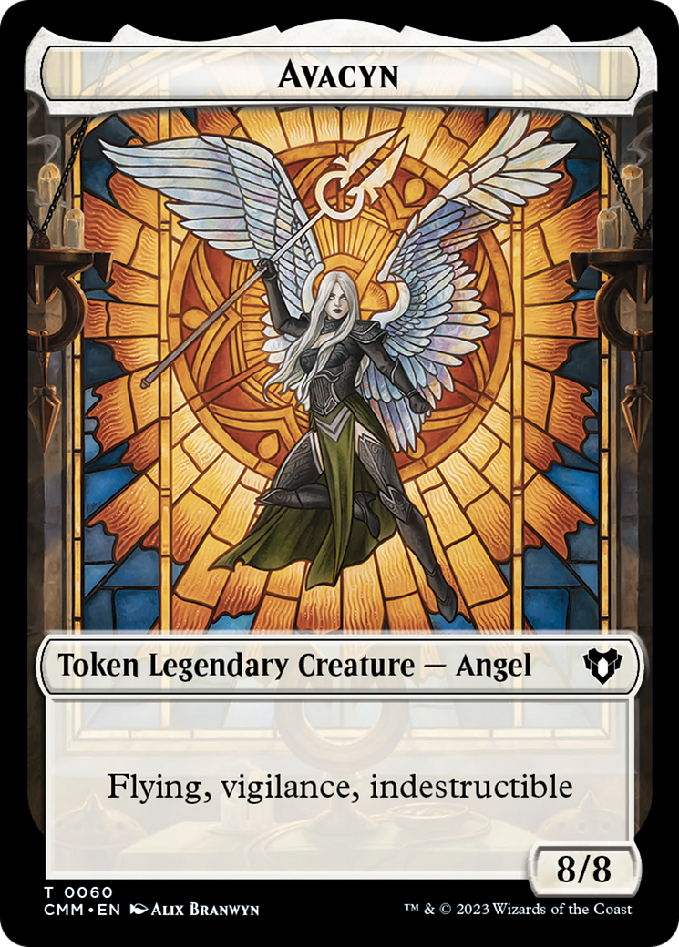 Copy (54) // Avacyn Double-Sided Token [Commander Masters Tokens] | Clutch Gaming