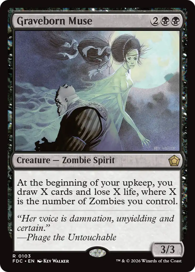 Graveborn Muse [Foundations Commander] | Clutch Gaming
