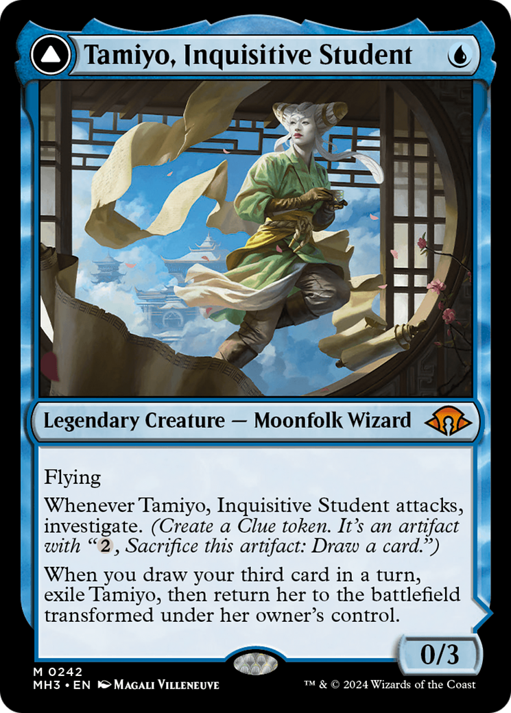 Tamiyo, Inquisitive Student // Tamiyo, Seasoned Scholar [Modern Horizons 3] | Clutch Gaming