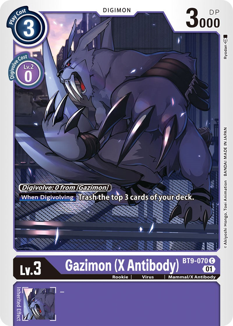 Gazimon (X Antibody) [BT9-070] [X Record] | Clutch Gaming