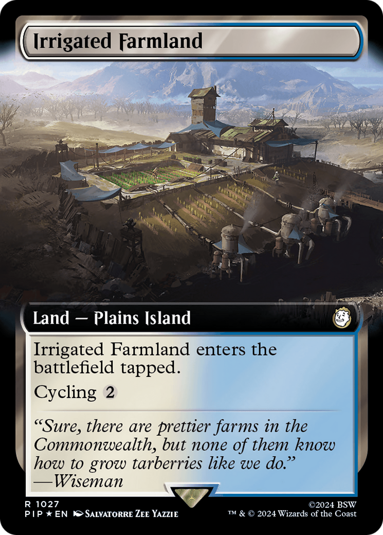 Irrigated Farmland (Extended Art) (Surge Foil) [Fallout] | Clutch Gaming