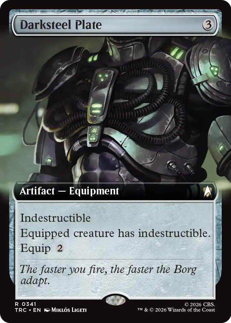 Darksteel Plate (Extended Art) [Star Trek Commander] | Clutch Gaming