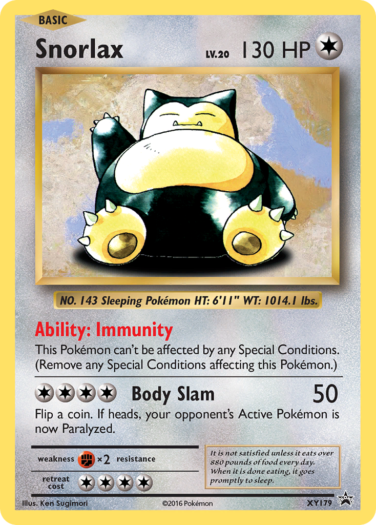 Snorlax (XY179) [XY: Black Star Promos] | Clutch Gaming