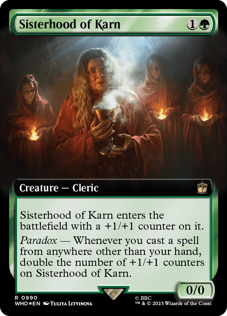 Sisterhood of Karn (Extended Art) (Surge Foil) [Doctor Who] | Clutch Gaming