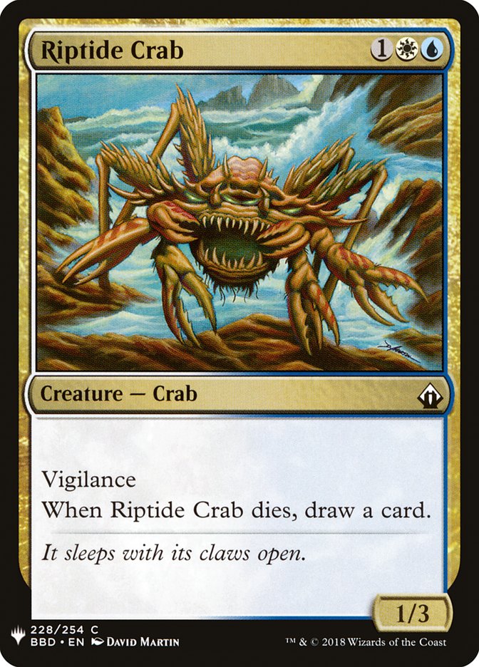 Riptide Crab [Mystery Booster] | Clutch Gaming