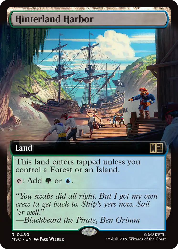 Hinterland Harbor (Extended Art) [Marvel Super Heroes Commander] | Clutch Gaming