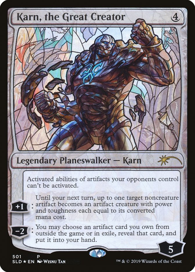 Karn, the Great Creator (Stained Glass) [Secret Lair Drop Promos] | Clutch Gaming