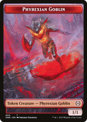 Phyrexian Goblin // Cat Double-Sided Token [Phyrexia: All Will Be One Tokens] | Clutch Gaming