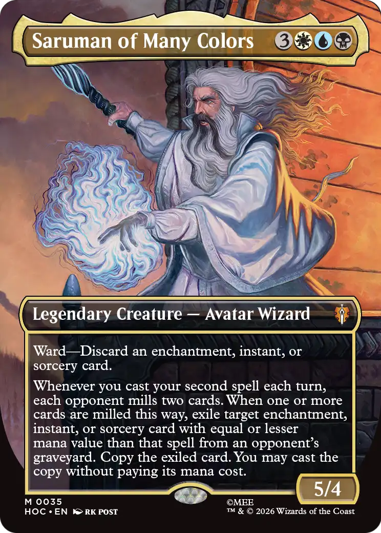 Saruman of Many Colors (Borderless) [The Hobbit: Eternal-Legal] | Clutch Gaming