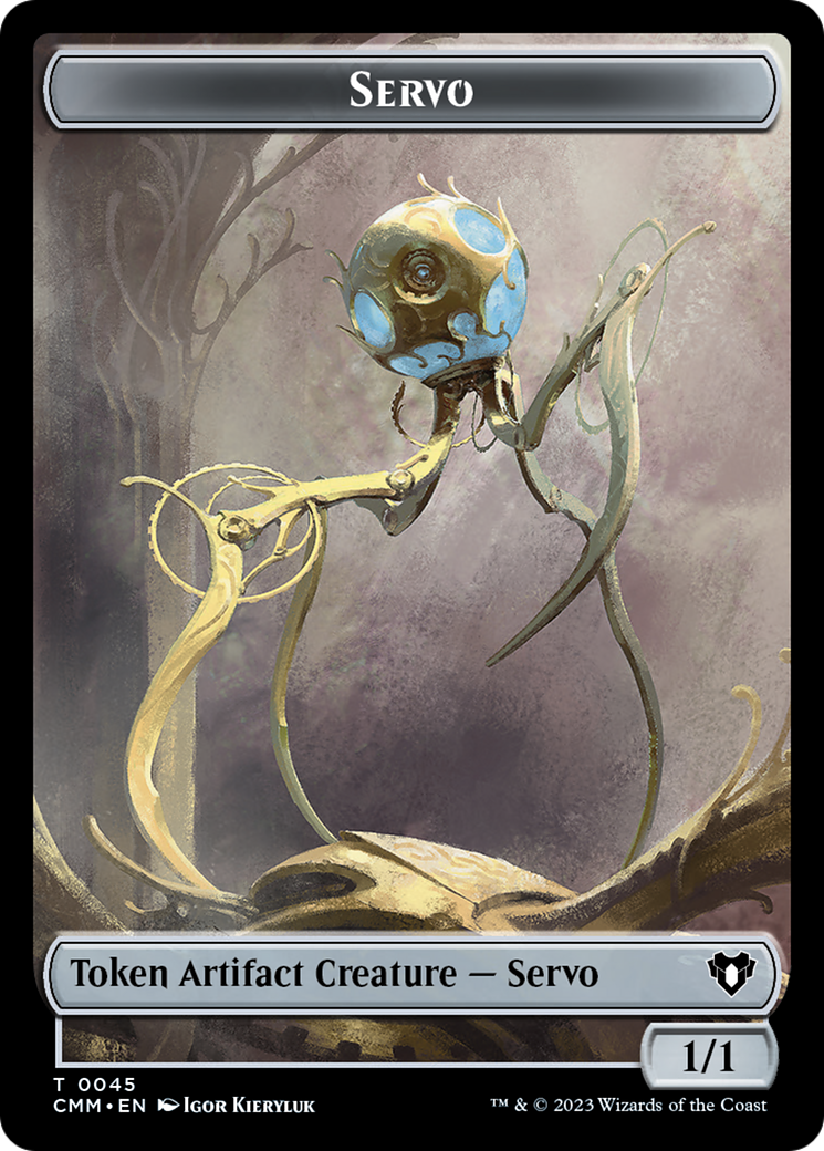 Servo Token [Commander Masters Tokens] | Clutch Gaming