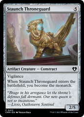 Staunch Throneguard [Commander Masters] | Clutch Gaming